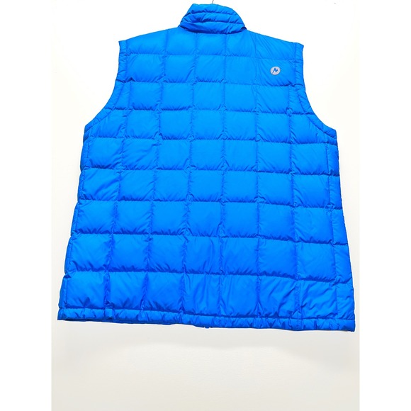Marmot Men's Blue Puffer Vest Full Zip 700Fill Size XXL TTG - Picture 3 of 12